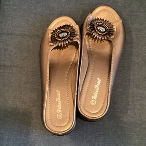 Gold/Bronze Women's shoes